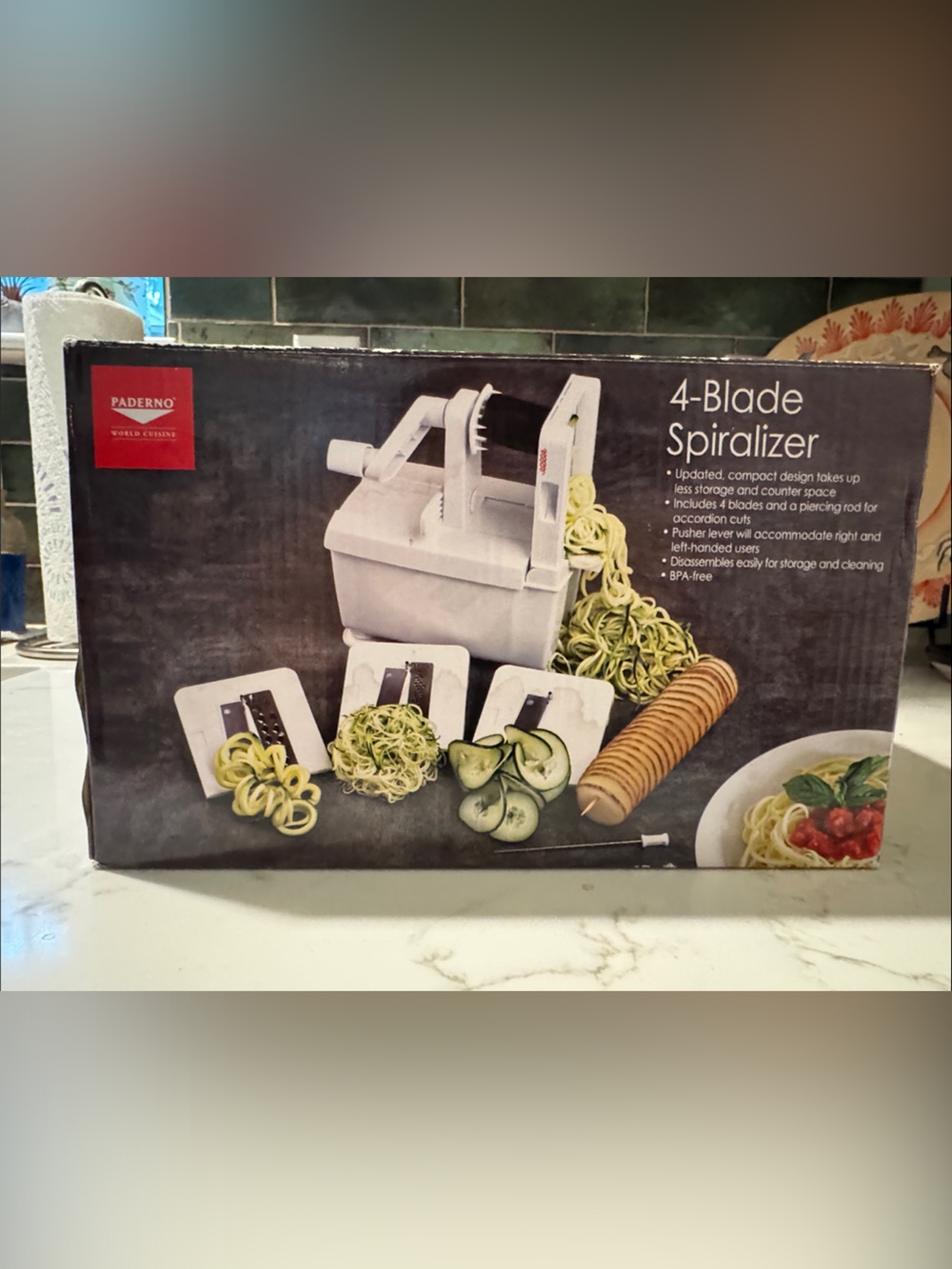 4-Blade Spiralizer - White